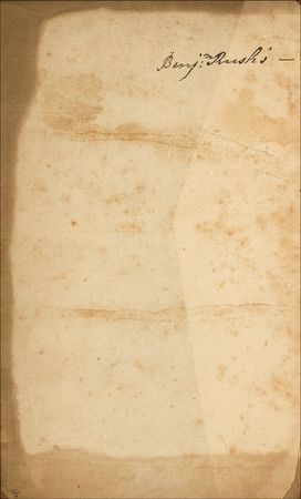 Lot #225 Declaration of Independence: Benjamin Rush Book - Image 1