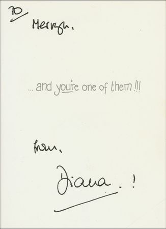Lot #229 Diana: “Not many men will receive a Valentine’s Day card from Princess Diana” - Image 1