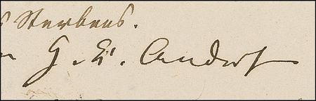 Lot #518 Hans Christian Andersen: Andersen lends his name to an ornate page - Image 2