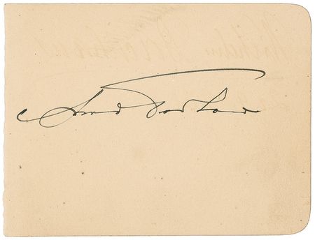 Lot #1064 Anna Pavlova Signature - Image 1