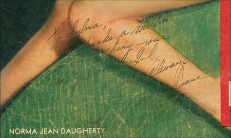 Lot #1053 Marilyn Monroe: Signing as Norma Jeane, the future icon poses on an early magazine cover - Image 2