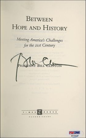 Lot #24 Bill Clinton Book
