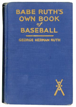 Lot #1292 Babe Ruth: The ?Bambino? signs a copy of his limited edition book on the National Pastime - Image 2