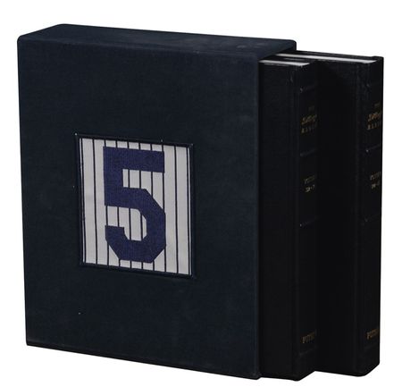 Lot #1198 Joe DiMaggio: ?Joltin? Joe? signs his two volume set - Image 2