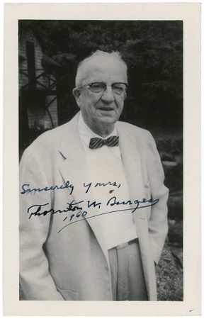 Lot #525 Thornton W. Burgess Letter and Photograph - Image 2