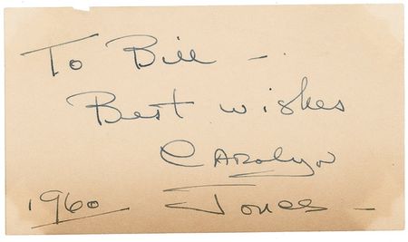 Lot #997 Carolyn Jones - Image 1