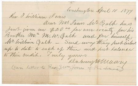 Lot #379 Dabney H. Maury Signed Book and Signed Letter - Image 1