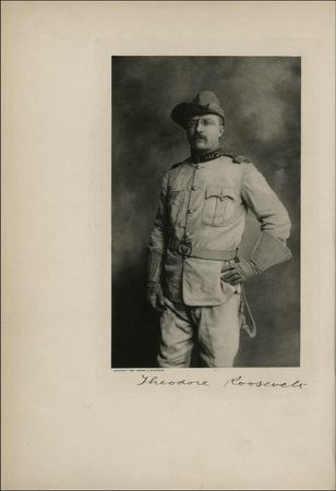 Lot #153 Theodore Roosevelt: Big Game Hunting with superb signed “Rough Rider” portrait - Image 1