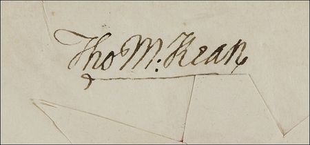 Lot #220 Declaration of Independence: Thomas McKean Signed Document - Image 2