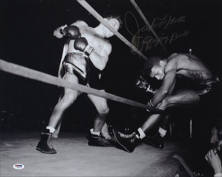 Lot #1241 Jake LaMotta Photograph and Robe - Image 1