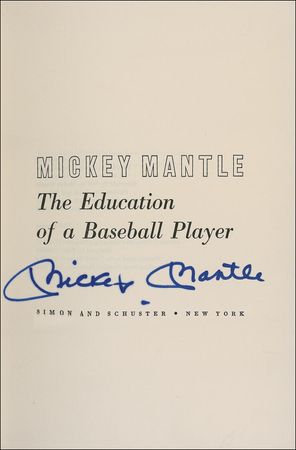 Lot #1260 Mickey Mantle Book - Image 1