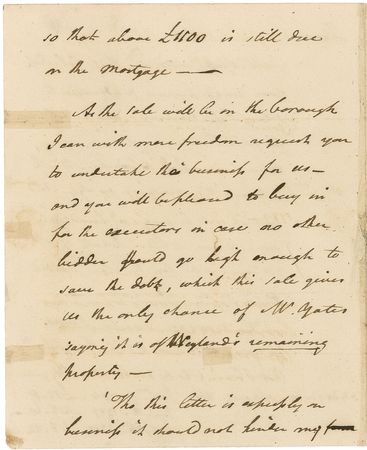 Lot #216 Declaration of Independence: George Clymer: The Declaration?s Pennsylvania delegate who also signed the Constitution arranges for a real estate bidder - Image 2