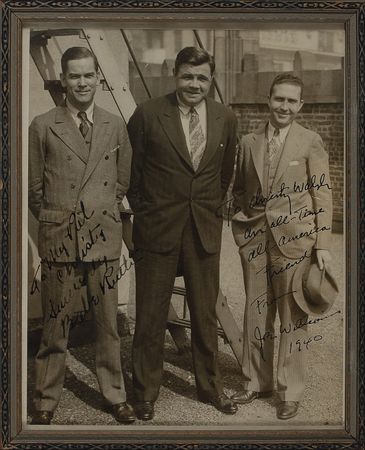 Lot #1294 Babe Ruth: Ruth signs for his super-agent Christy Walsh - Image 1