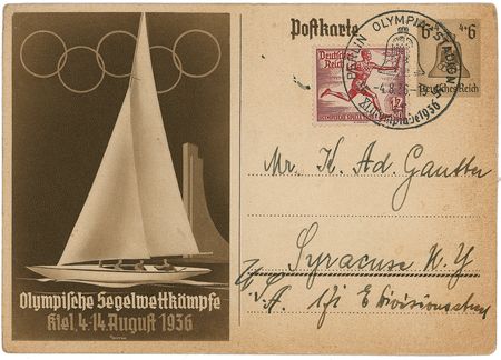 Lot #1284 Jesse Owens and Olympians: Owens and fellow medal-winning teammates sign during the Berlin games - Image 3