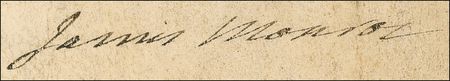 Lot #112 James Monroe Signed Document - Image 2