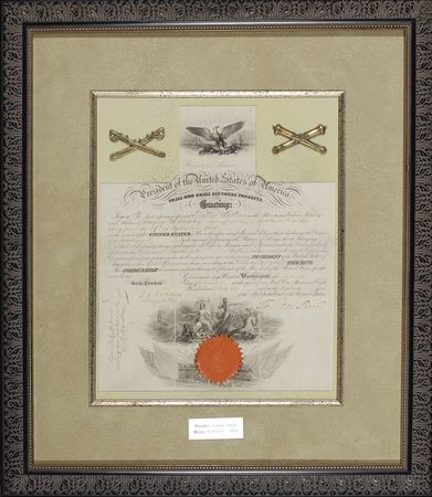 Lot #127 Franklin Pierce: Pierce promotes a former Old Ironsides midshipman - Image 1