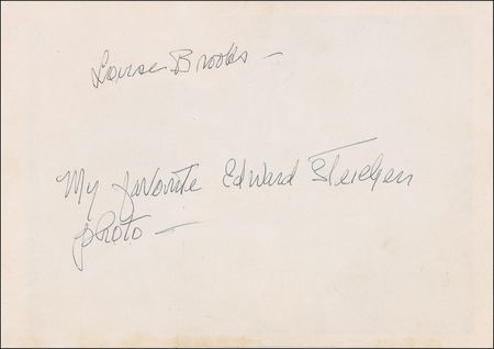 Lot #953 Louise Brooks Signed Photograph - Image 2