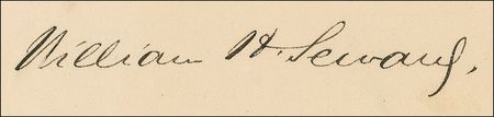 Lot #366 William H. Seward Signed Document - Image 2