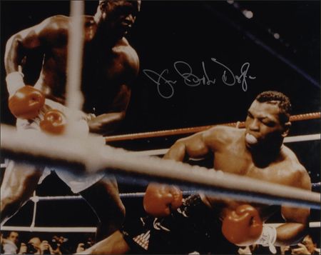 Lot #1204 James “Buster” Douglas Signed Photograph - Image 1