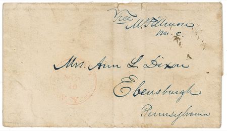 Lot #45 Millard Fillmore Free Frank - Image 1