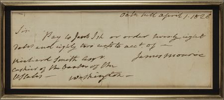 Lot #113 James Monroe Signed Document - Image 2