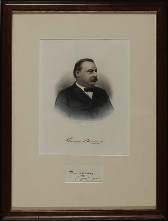Lot #25 Grover Cleveland Signature