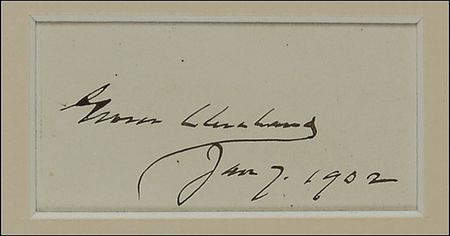Lot #25 Grover Cleveland Signature - Image 2