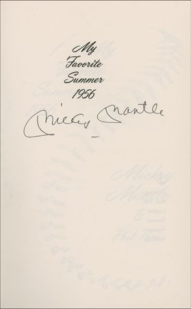 Lot #1253 Mickey Mantle Book - Image 1