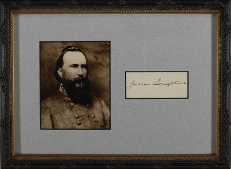 Lot #441 James Longstreet Signature - Image 1