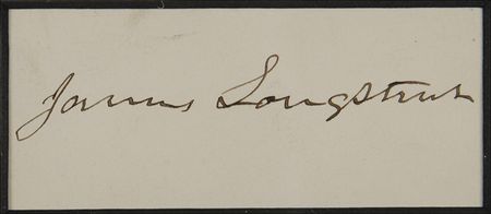 Lot #441 James Longstreet Signature - Image 2