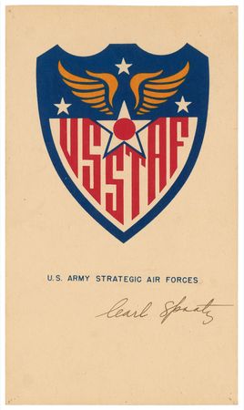 Lot #443 Douglas MacArthur and Carl Spaatz Signatures - Image 2