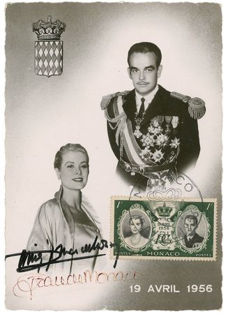 Lot #1035 Grace Kelly and Prince Rainier Group Lot - Image 1
