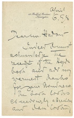 Lot #729 George Henschel - Image 1