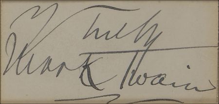 Lot #598 Samuel L. Clemens Signature - Image 2
