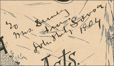 Lot #756 John Philip Sousa: Scarce copy of Sousa?s operetta about June brides - Image 2