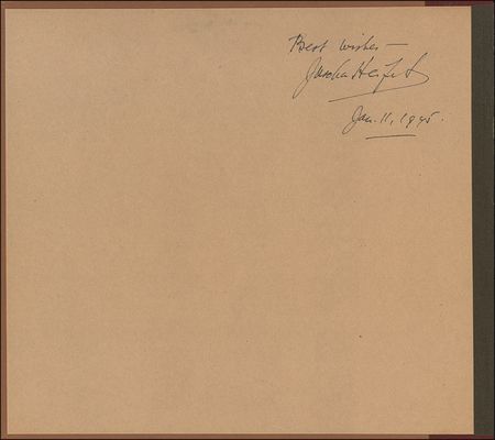Lot #728 Jascha Heifetz Album - Image 1
