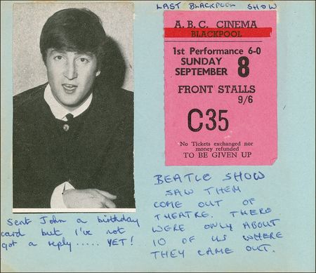 Lot #789 Beatles: John Lennon: ?All is forgiven? following a hairy episode as John signs for the Beatles and grants absolution to a rabid fan - Image 2