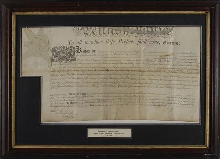 Lot #326 Thomas Mifflin Signed Document - Image 1