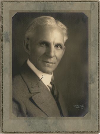 Lot #268 Henry Ford: Blackburn Studios portrait of the revolutionary industrialist - Image 1