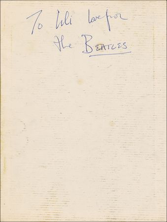 Lot #797 Beatles: Harrison and Starr Signed Photograph - Image 2