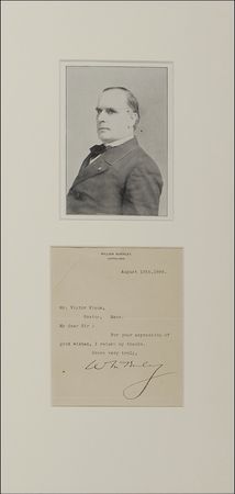 Lot #109 William McKinley Typed Letter Signed - Image 1