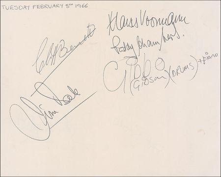Lot #847 Mick Jagger and Friends Signature - Image 2