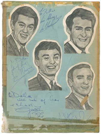 Lot #896 Rock and Roll Scrapbook Scrapbook - Image 1