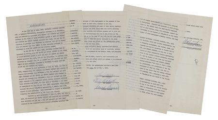 Lot #926 Abbott and Costello Signed Document - Image 2