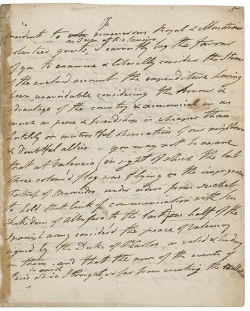 Lot #466 Sir William Sidney Smith Handwritten Letter Signed - Image 1