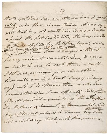 Lot #466 Sir William Sidney Smith Handwritten Letter Signed - Image 2