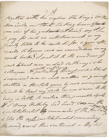 Lot #466 Sir William Sidney Smith Handwritten Letter Signed - Image 3