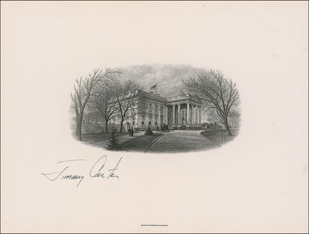 Lot #22 Jimmy Carter Engraving