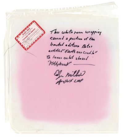 Lot #547 Edgar Mitchell: “Earth Our Cradle” flown “White Room” bag - Image 1