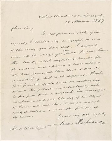 Lot #13 James Buchanan: The president who did